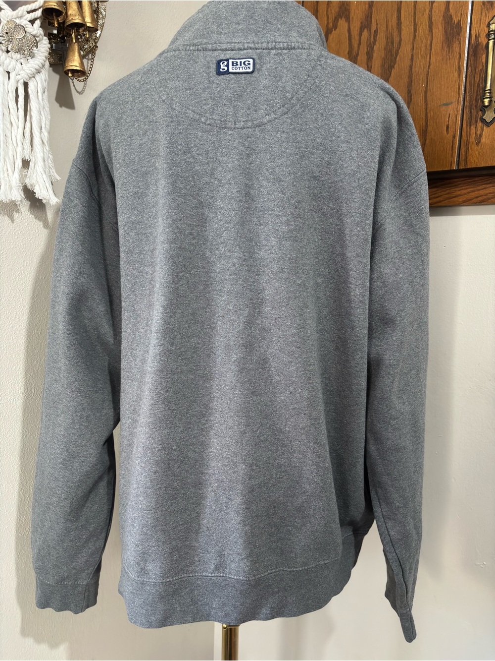 Vintage Gear For Sports Minnesota Mille Lacs Quarter Zip Sweatshirt Large Gray - Picture 8 of 10